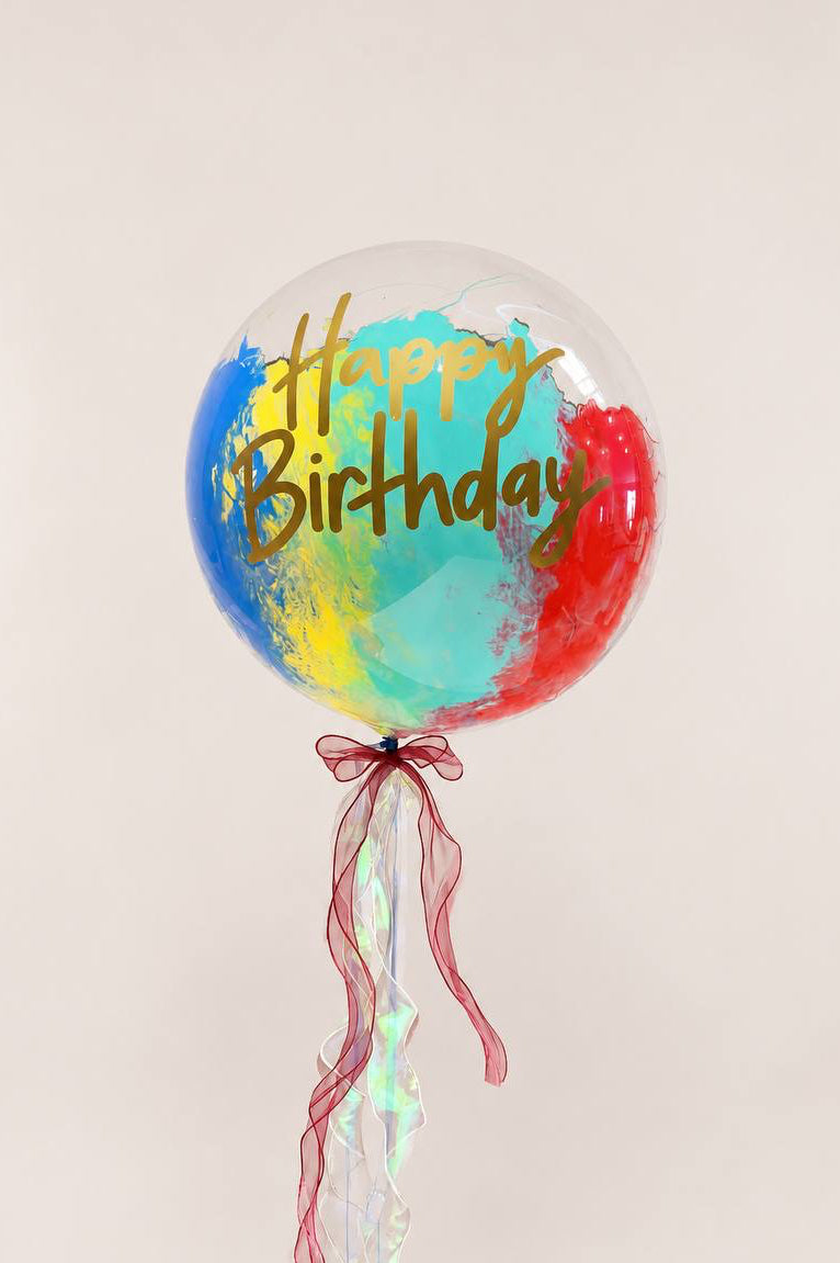 Hand-Painted Bubble Balloon